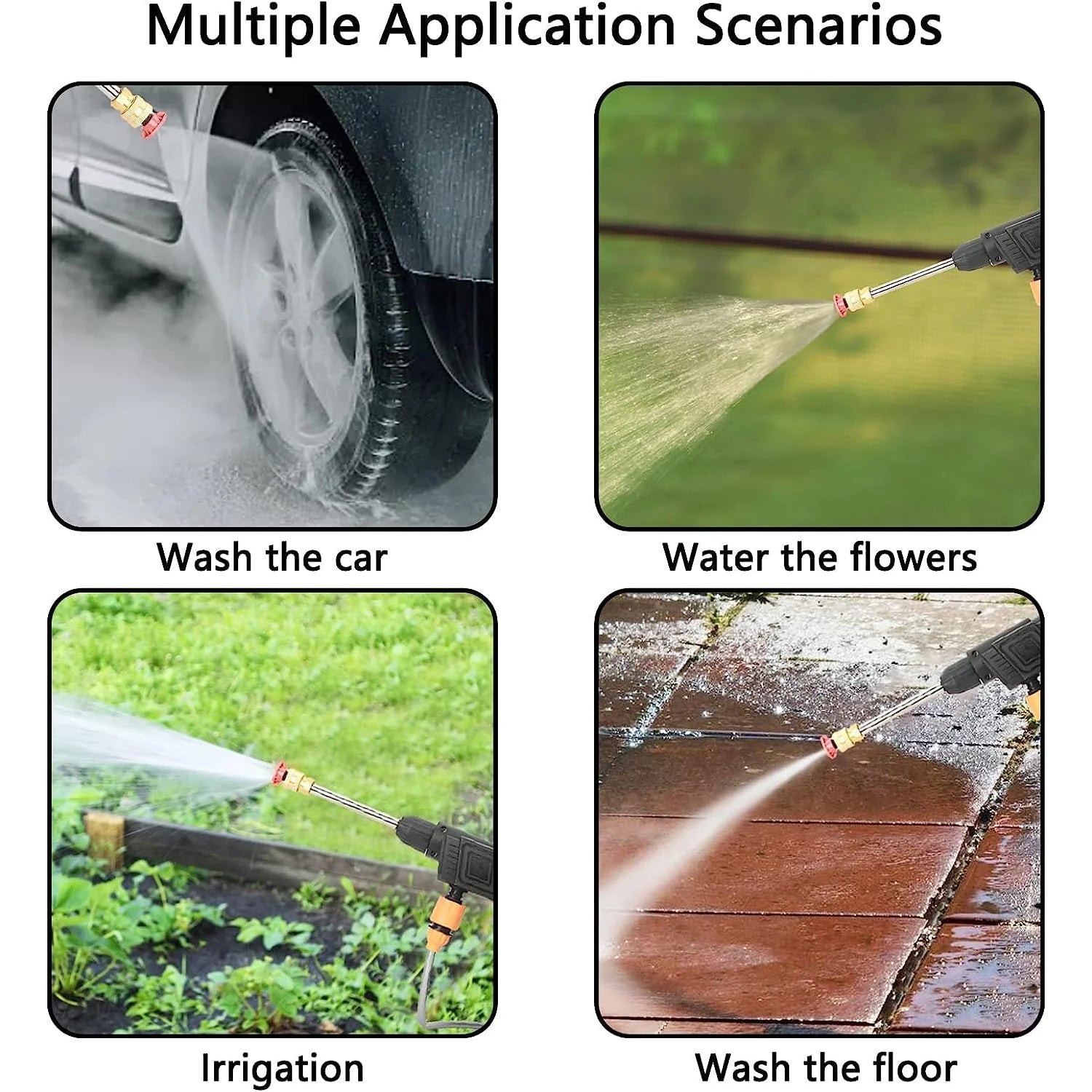 48V Car Washer Gun, Water Spray Gun, Car washing Kit (48V /  With Small Box / Single Battery Operated)) 48V Car Washer Gun, Water Spray Gun, Car washing Kit (48V /  With Small Box / Single Battery Operated))